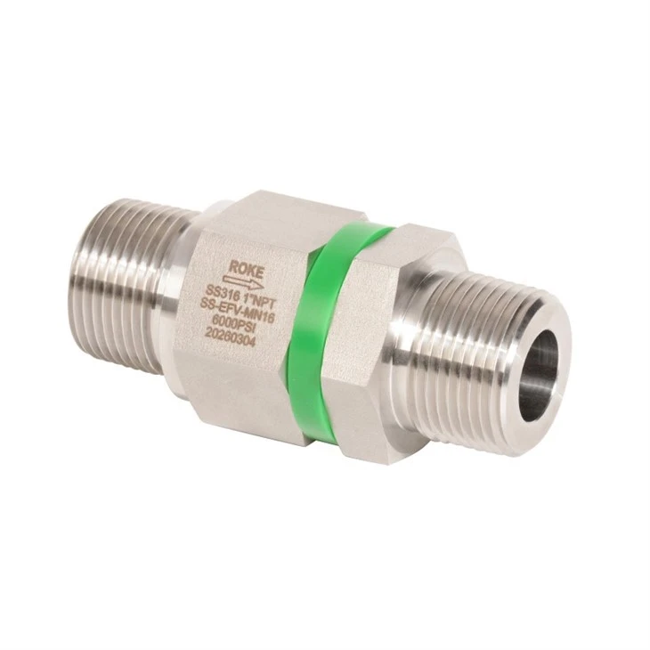 Male Thread Excess Flow Valve factory