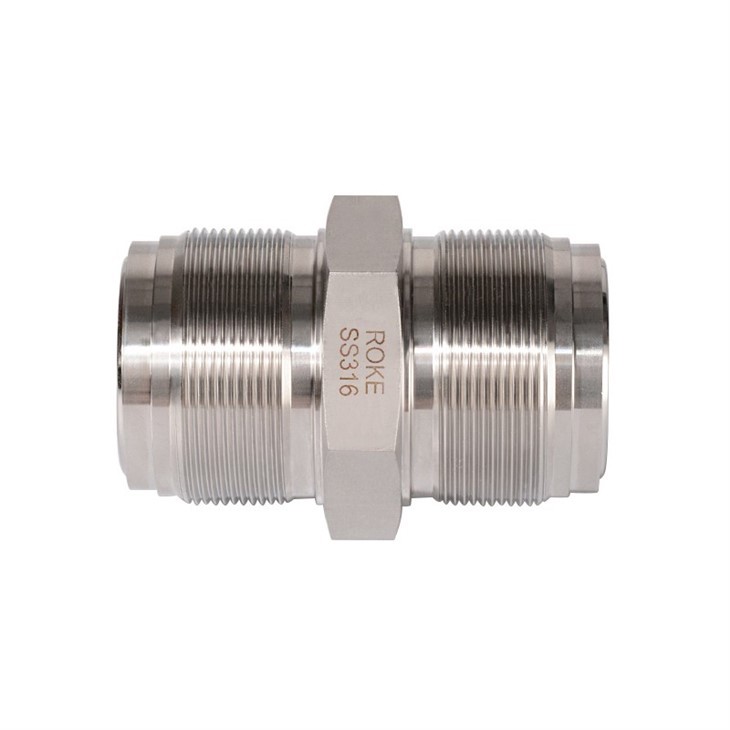 Metal Gasket Face Sealing VCR Hex Nipple