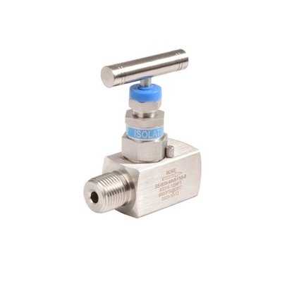 SS316 NPT Txiv neej thiab poj niam Xov Tshaj Kub Siab Ntsuas Valve