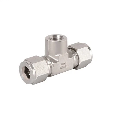 Stainless hlau Ob chav Ferrules poj niam ceg Tees Tube haum