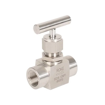 Stainless Hlau Poj Niam Xov Needle Valve